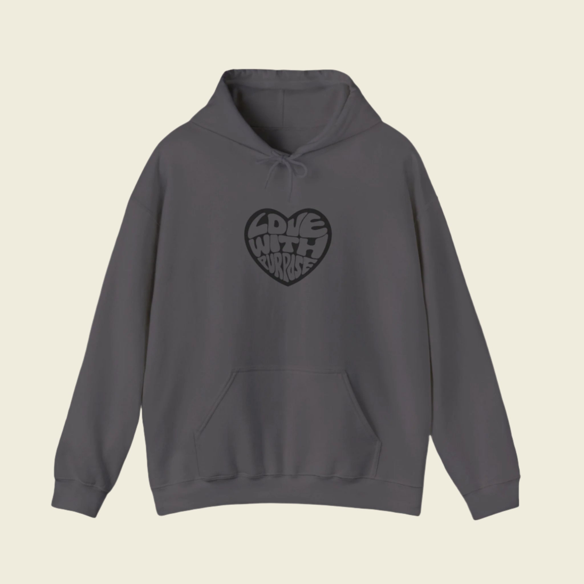 LWP Heart Unisex Heavy Blend™ Hooded Sweatshirt - Love With Purpose 
