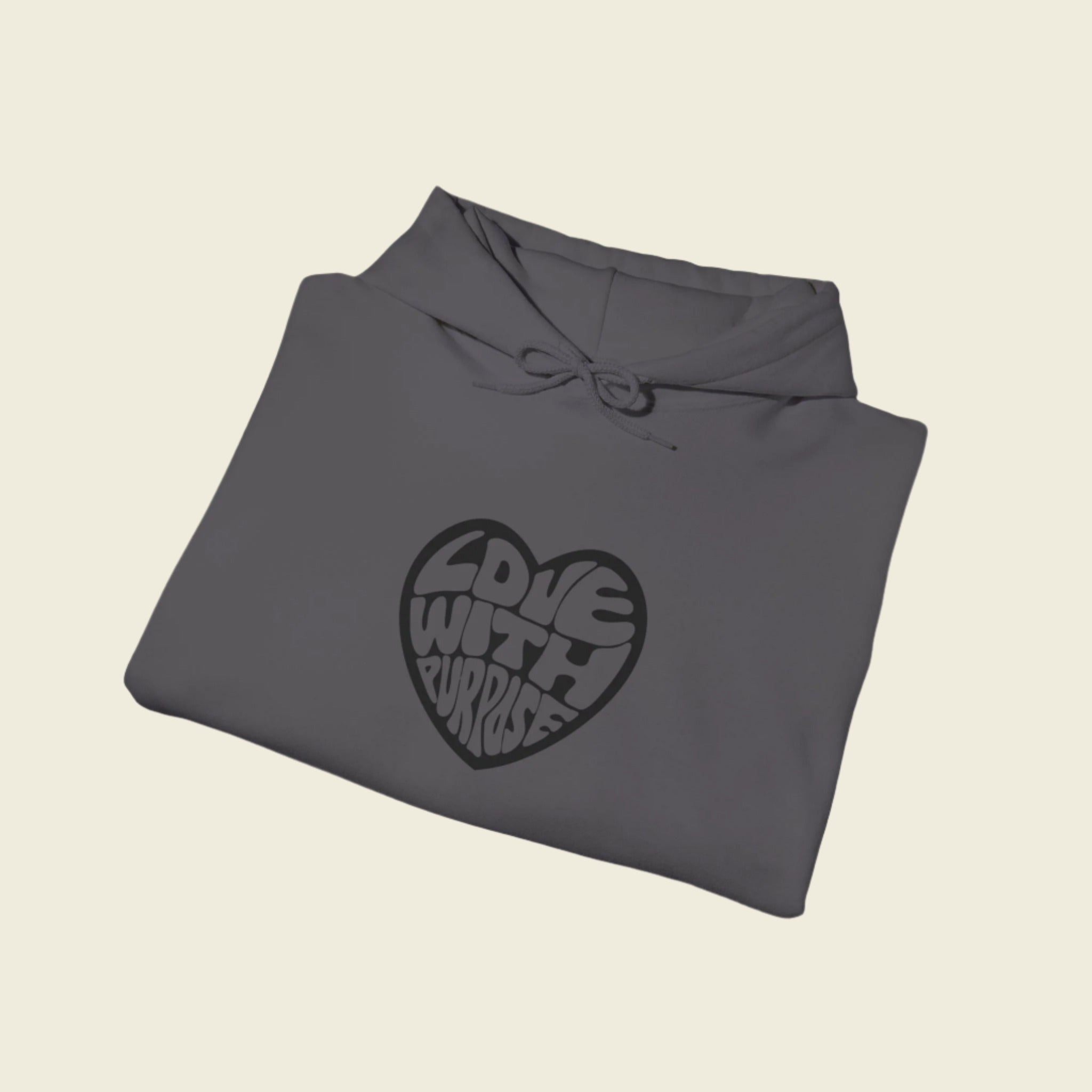 LWP Heart Unisex Heavy Blend™ Hooded Sweatshirt - Love With Purpose 