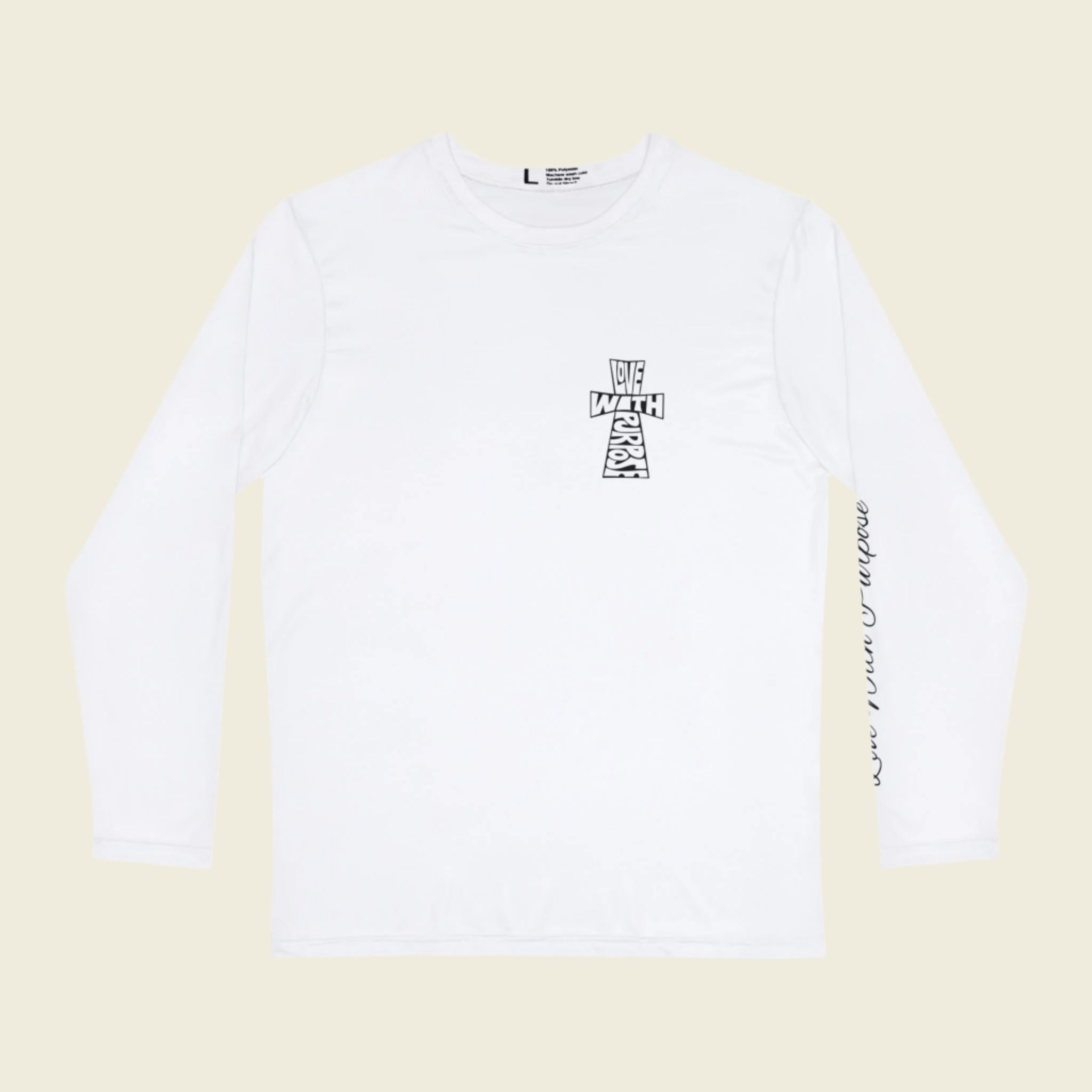 LWP Cross Men's Long Sleeve Shirt - Love With Purpose 