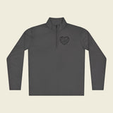 LWP Heart Unisex Quarter-Zip Pullover - Love With Purpose 