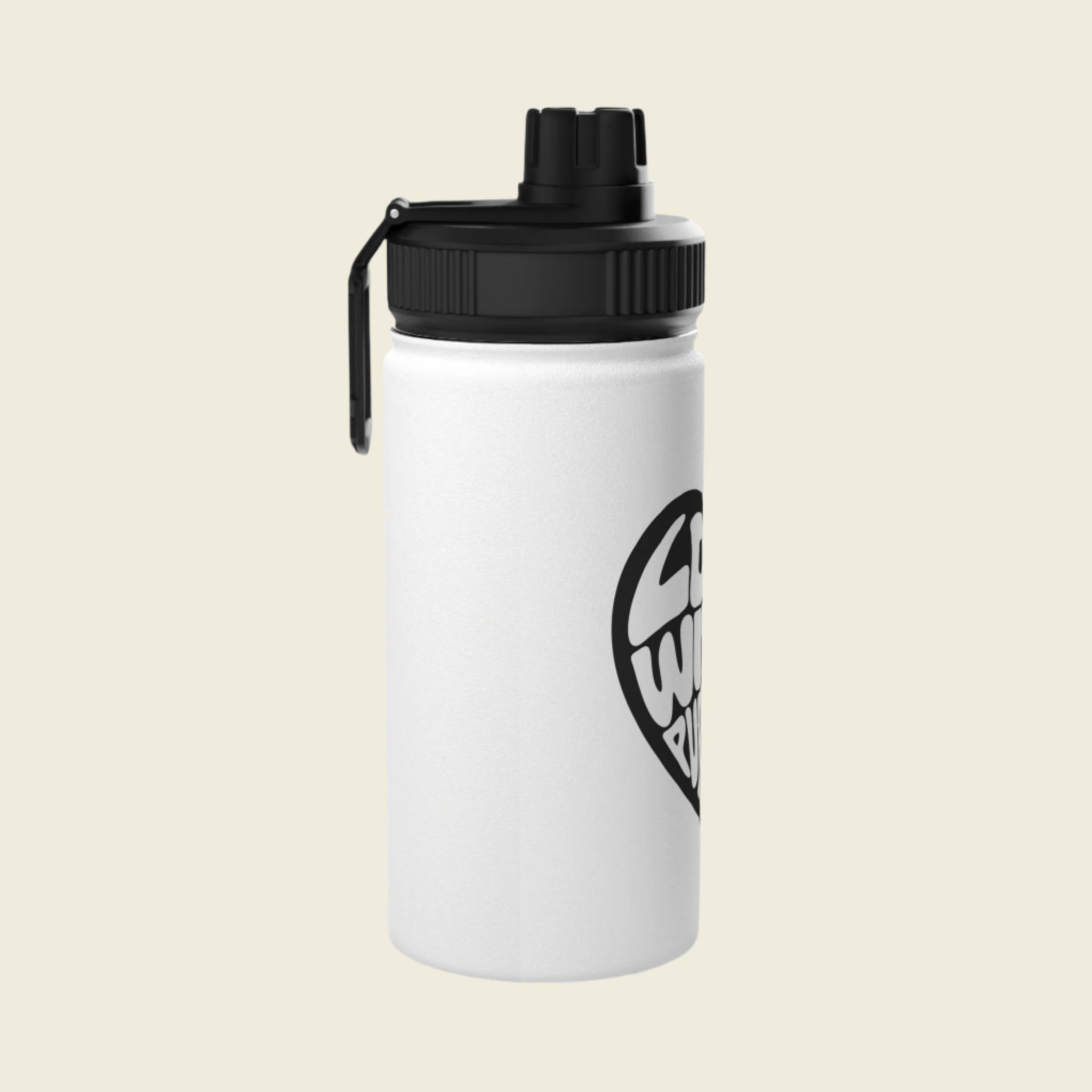 LWP Heart Stainless Steel Water Bottle, Sports Lid - Love With Purpose 
