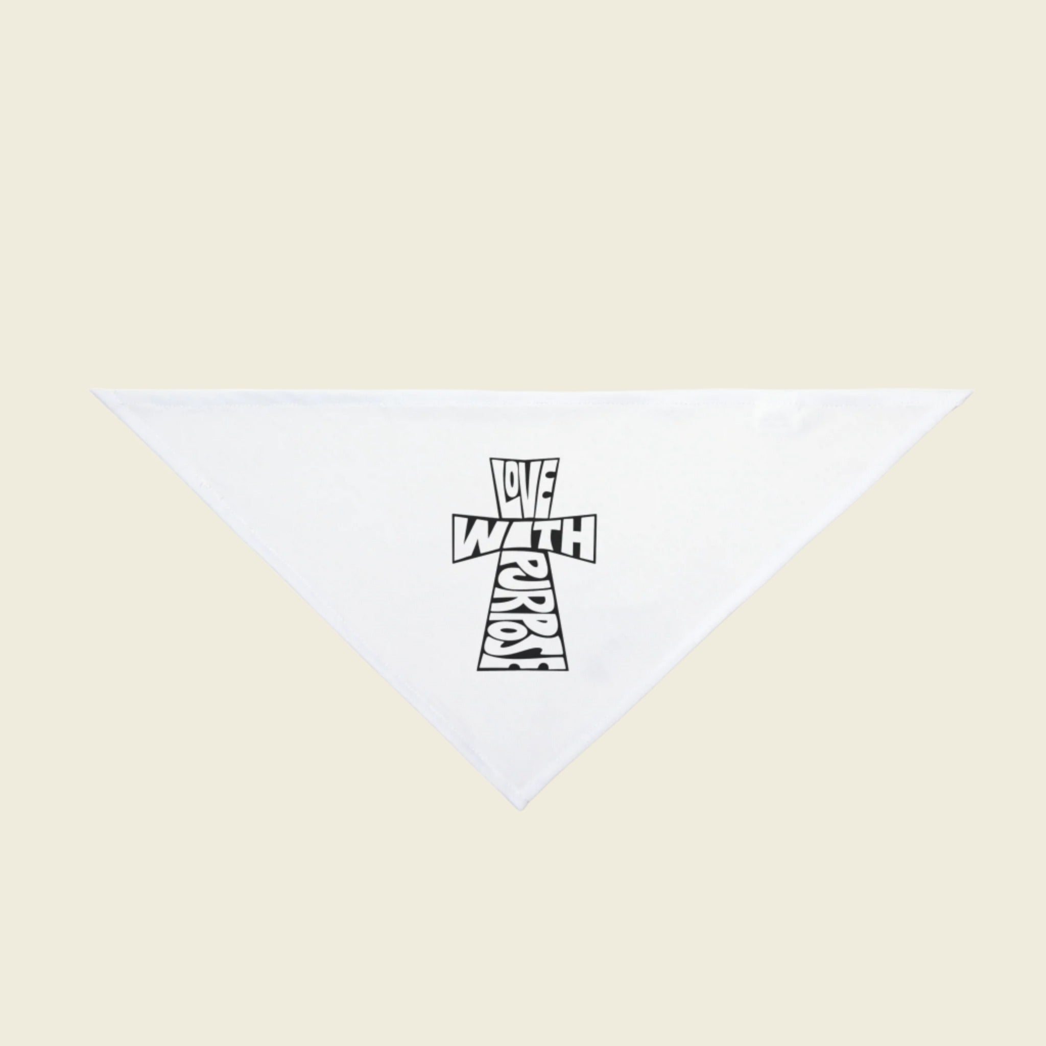 LWP Cross Pet Bandana - Love With Purpose 