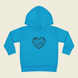 LWP Heart Toddler Pullover Fleece Hoodie - Love With Purpose 