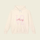LOVE ALWAYS Lightweight Hooded Sweatshirt - Love With Purpose 