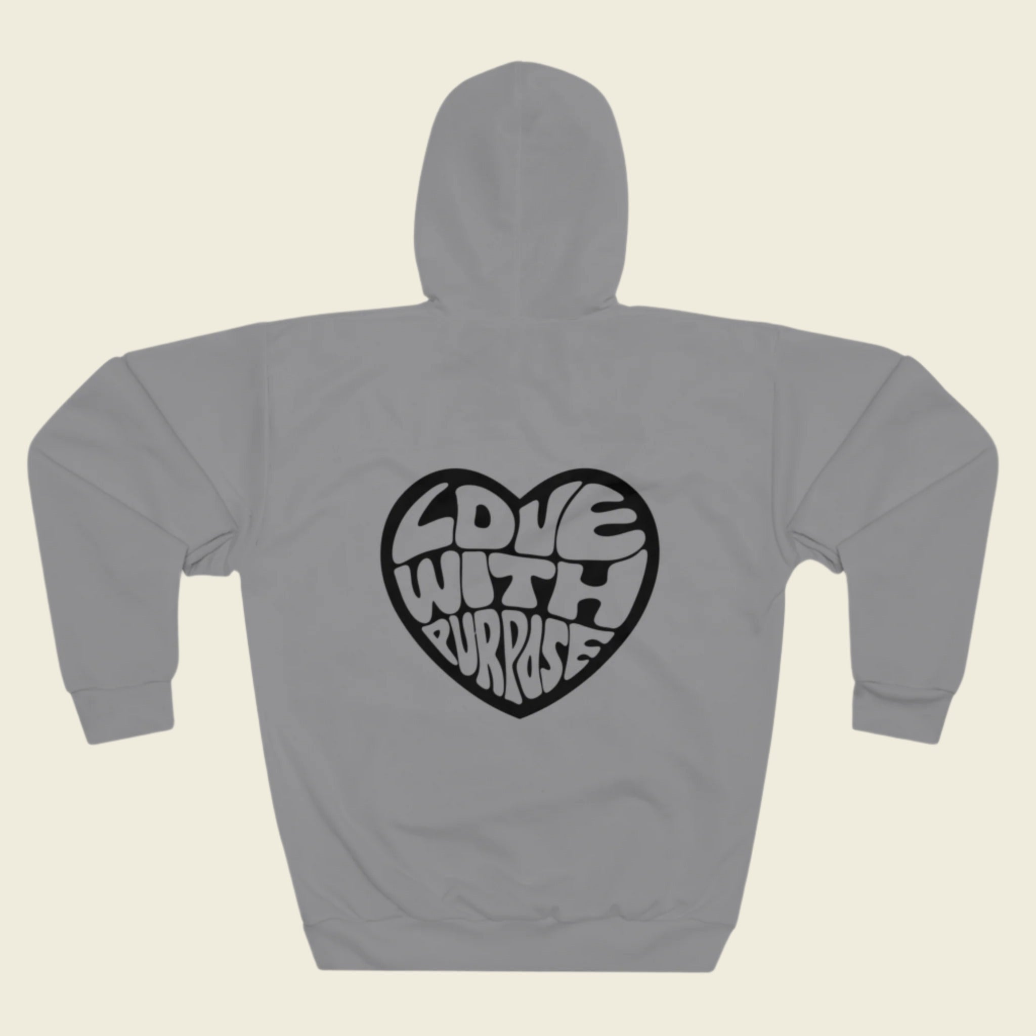 LWP Heart Unisex Pullover Hoodie - Love With Purpose 