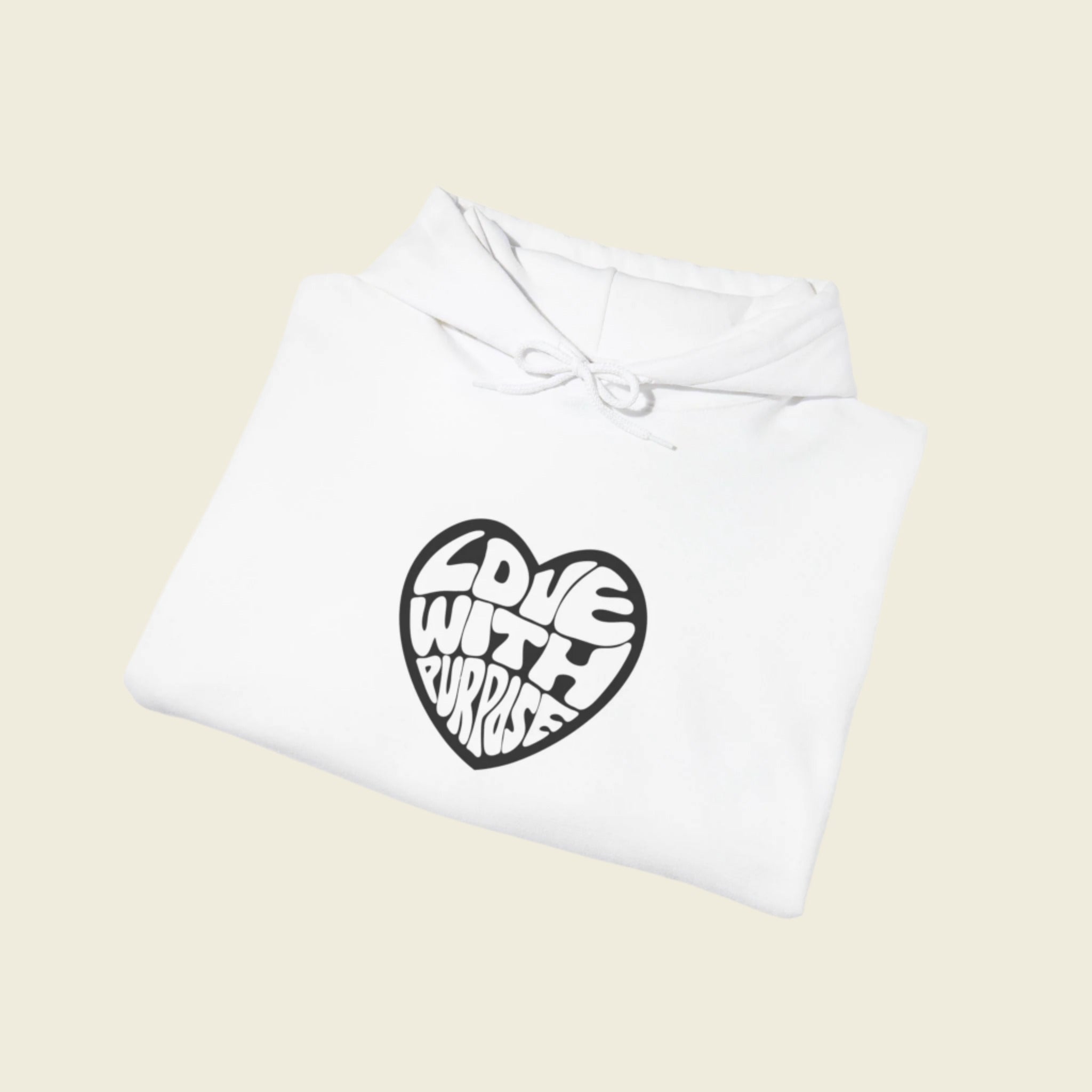 LWP Heart Unisex Heavy Blend™ Hooded Sweatshirt - Love With Purpose 