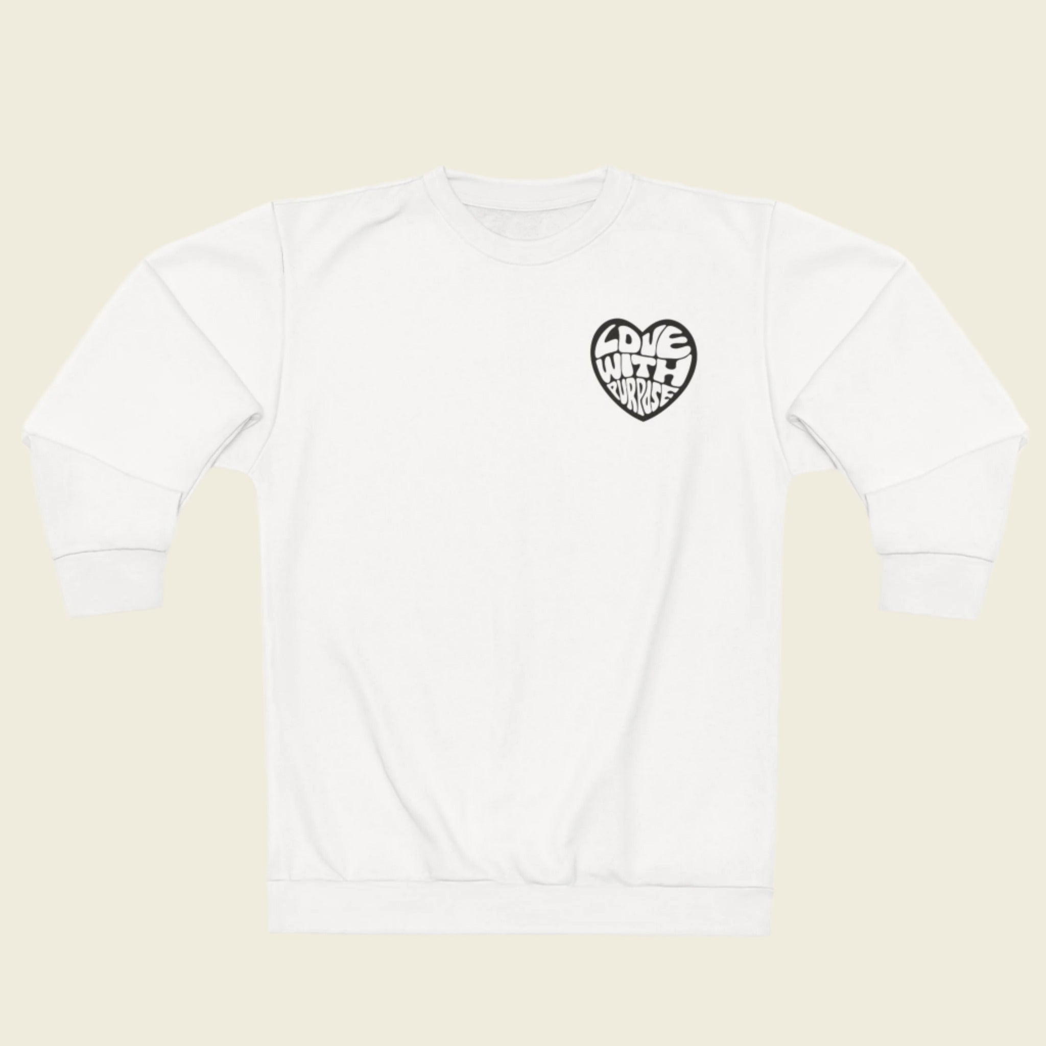 LWP Heart Unisex Crewneck Sweatshirt - Love With Purpose 