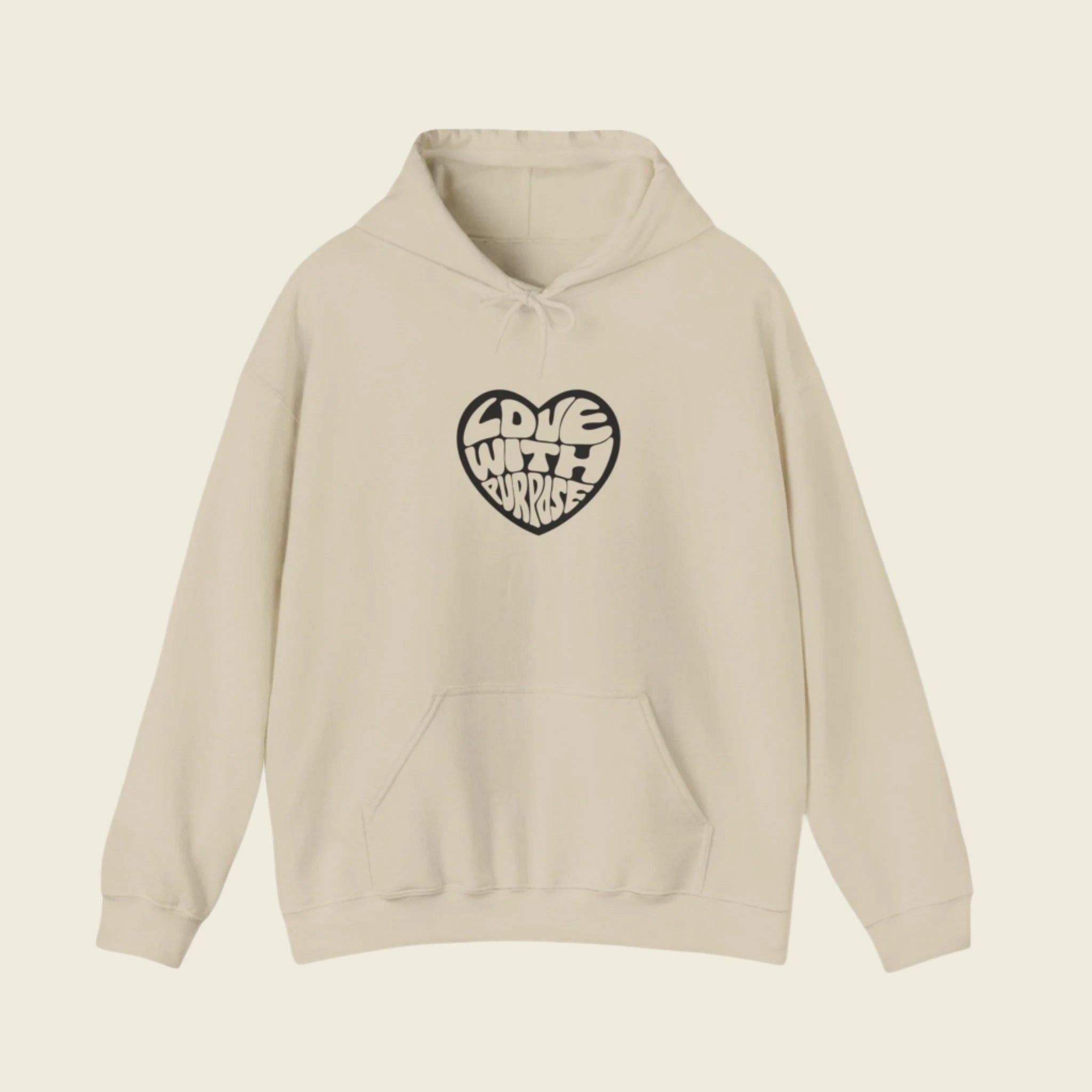LWP Heart Unisex Heavy Blend™ Hooded Sweatshirt - Love With Purpose 