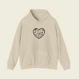 LWP Heart Unisex Heavy Blend™ Hooded Sweatshirt - Love With Purpose 