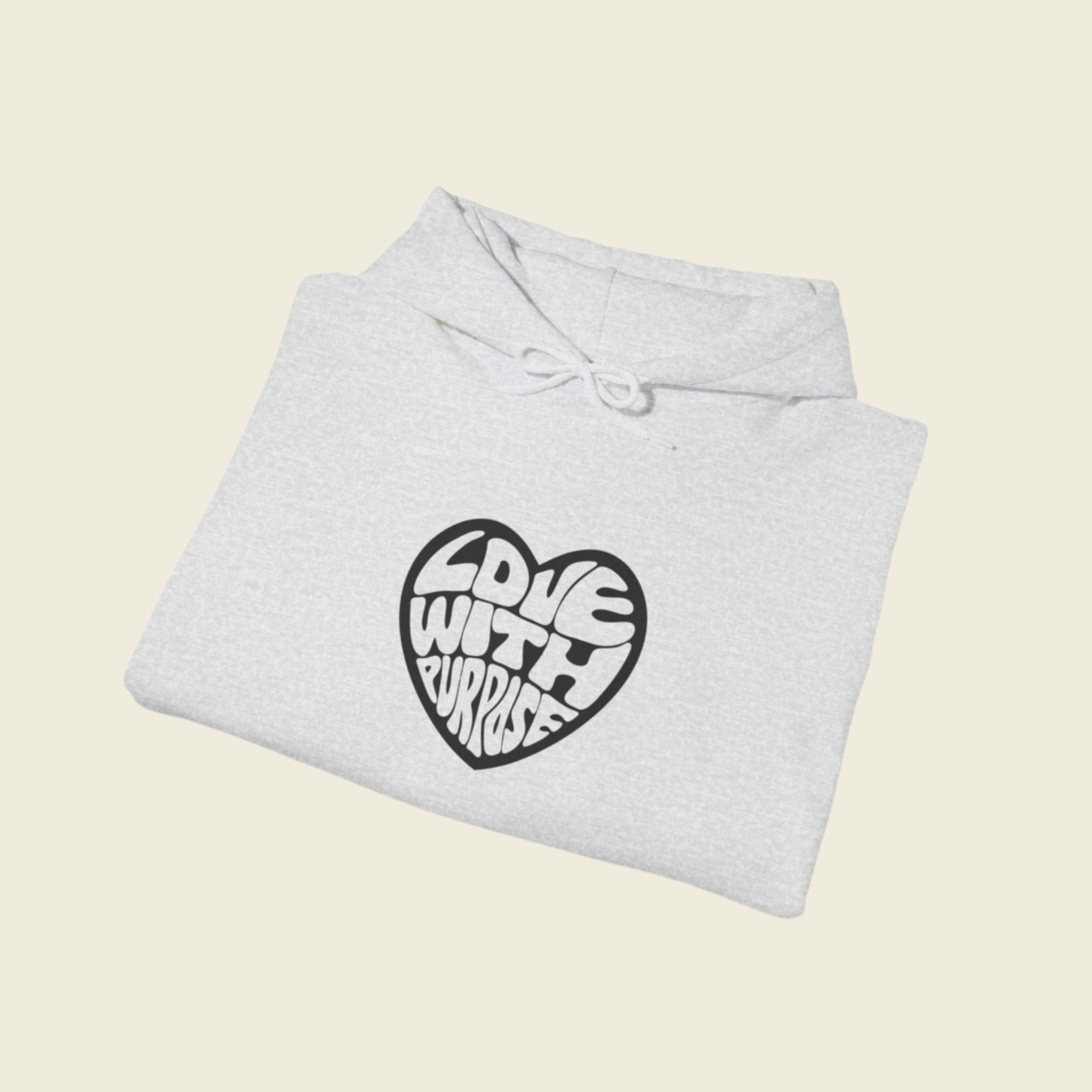 LWP Heart Unisex Heavy Blend™ Hooded Sweatshirt - Love With Purpose 