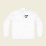 LWP Heart Unisex Quarter-Zip Pullover - Love With Purpose 