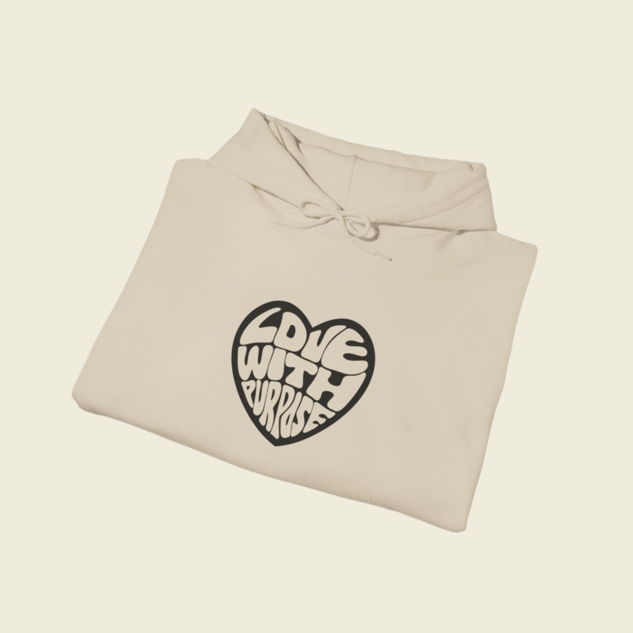 LWP Heart Unisex Heavy Blend™ Hooded Sweatshirt - Love With Purpose 