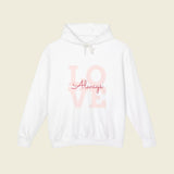 LOVE ALWAYS Lightweight Hooded Sweatshirt - Love With Purpose 