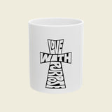LWP Cross Ceramic Mug, (11oz, 15oz) - Love With Purpose 