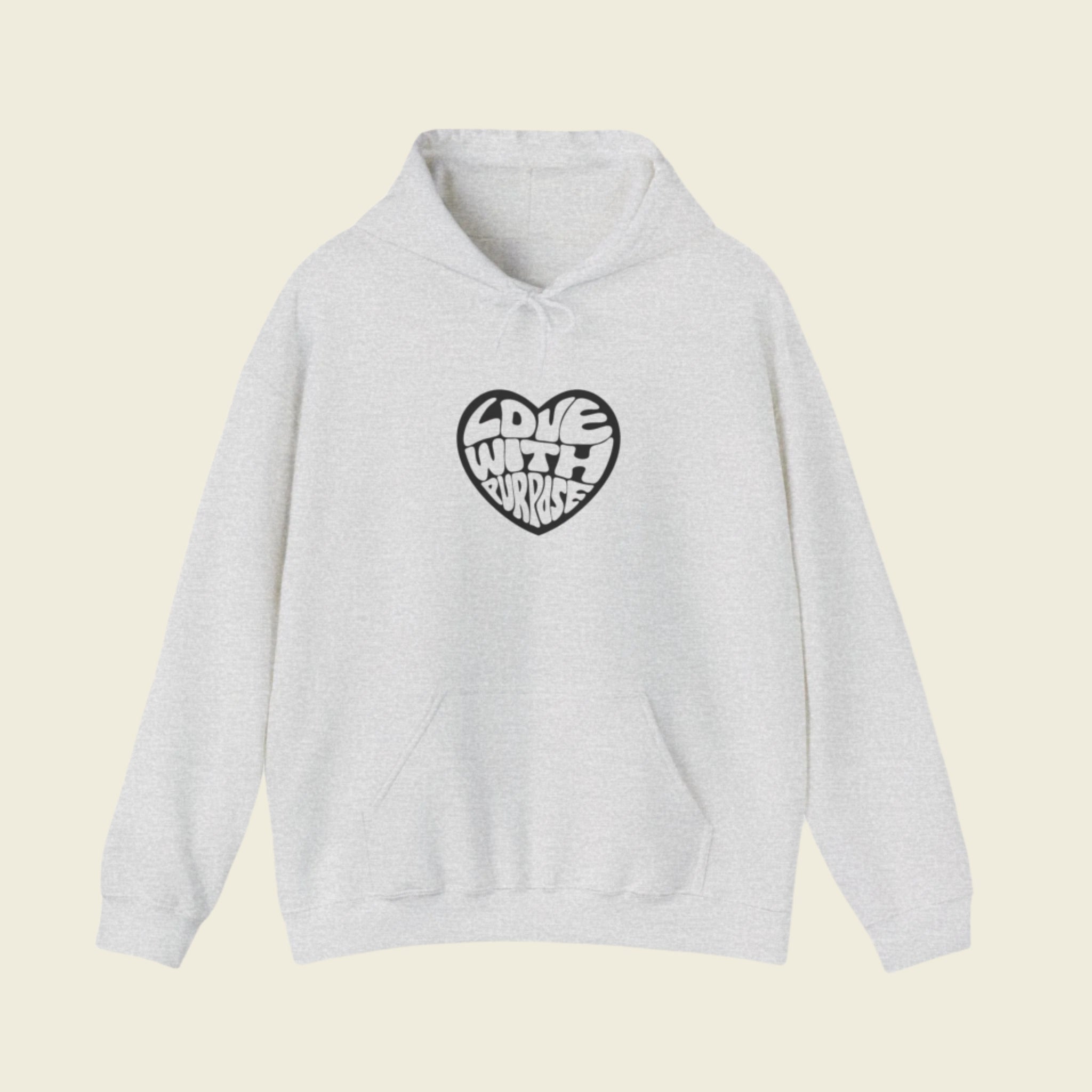 LWP Heart Unisex Heavy Blend™ Hooded Sweatshirt - Love With Purpose 