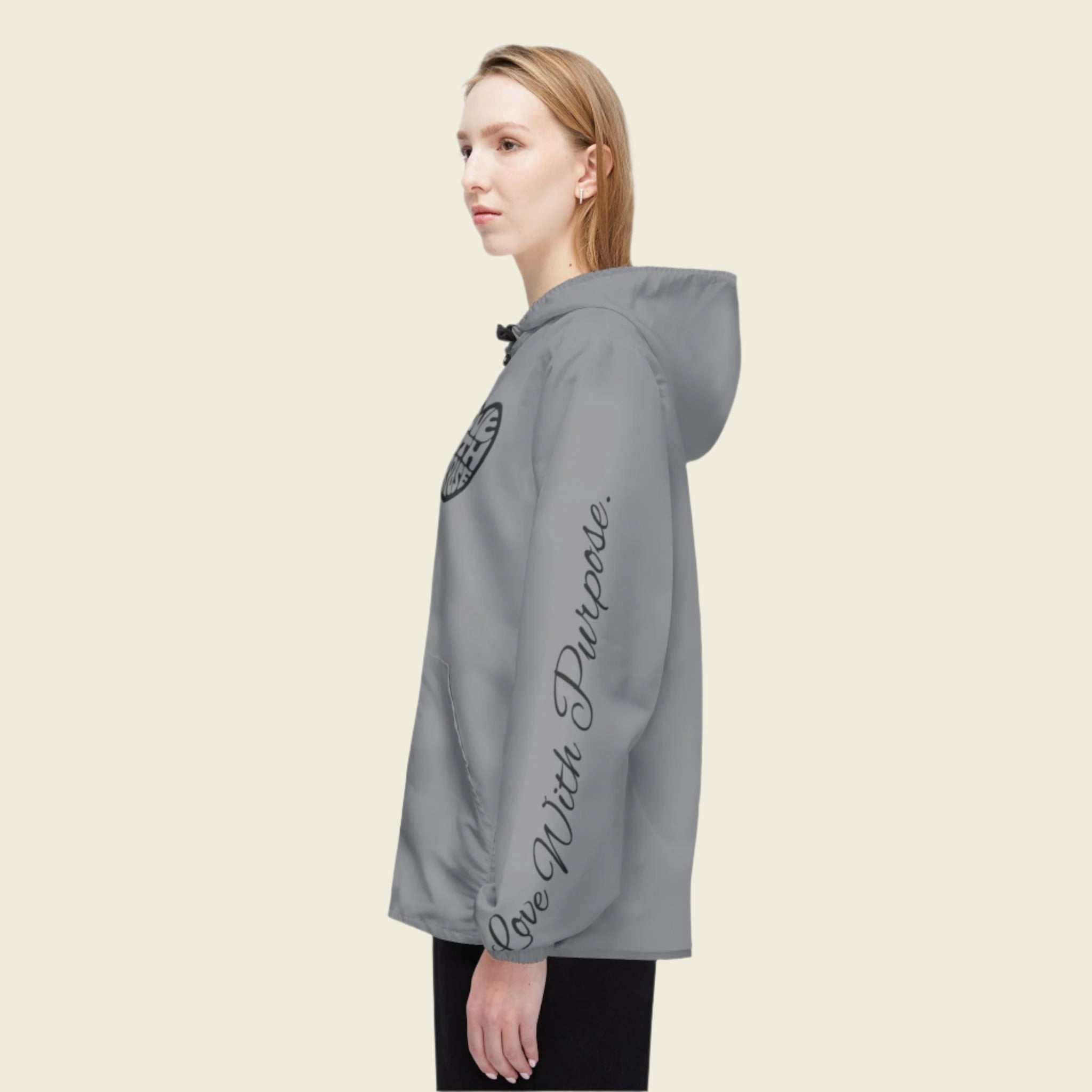 LWP Heart Windbreaker Jacket - Love With Purpose 