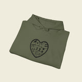LWP Heart Unisex Heavy Blend™ Hooded Sweatshirt - Love With Purpose 