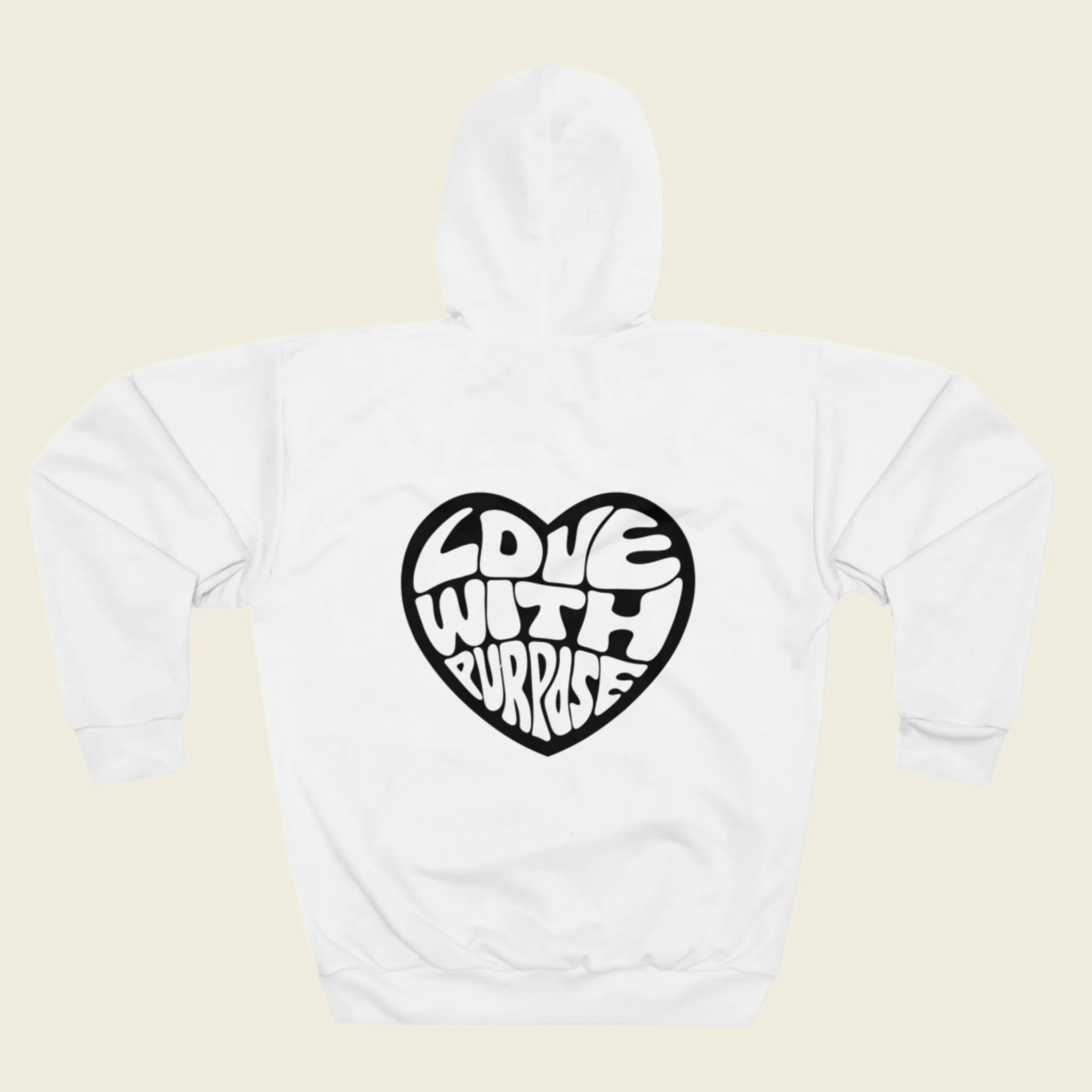 LWP Heart Unisex Pullover Hoodie - Love With Purpose 