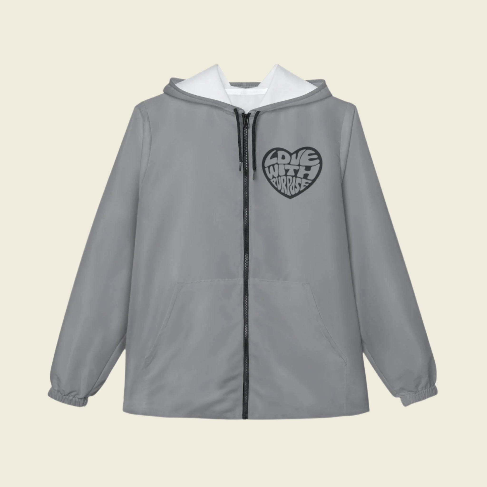 LWP Heart Windbreaker Jacket - Love With Purpose 