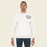 LWP Heart Unisex Crewneck Sweatshirt - Love With Purpose 