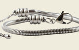 Steel necklace clasp