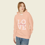 LOVE ALWAYS Lightweight Hooded Sweatshirt - Love With Purpose 