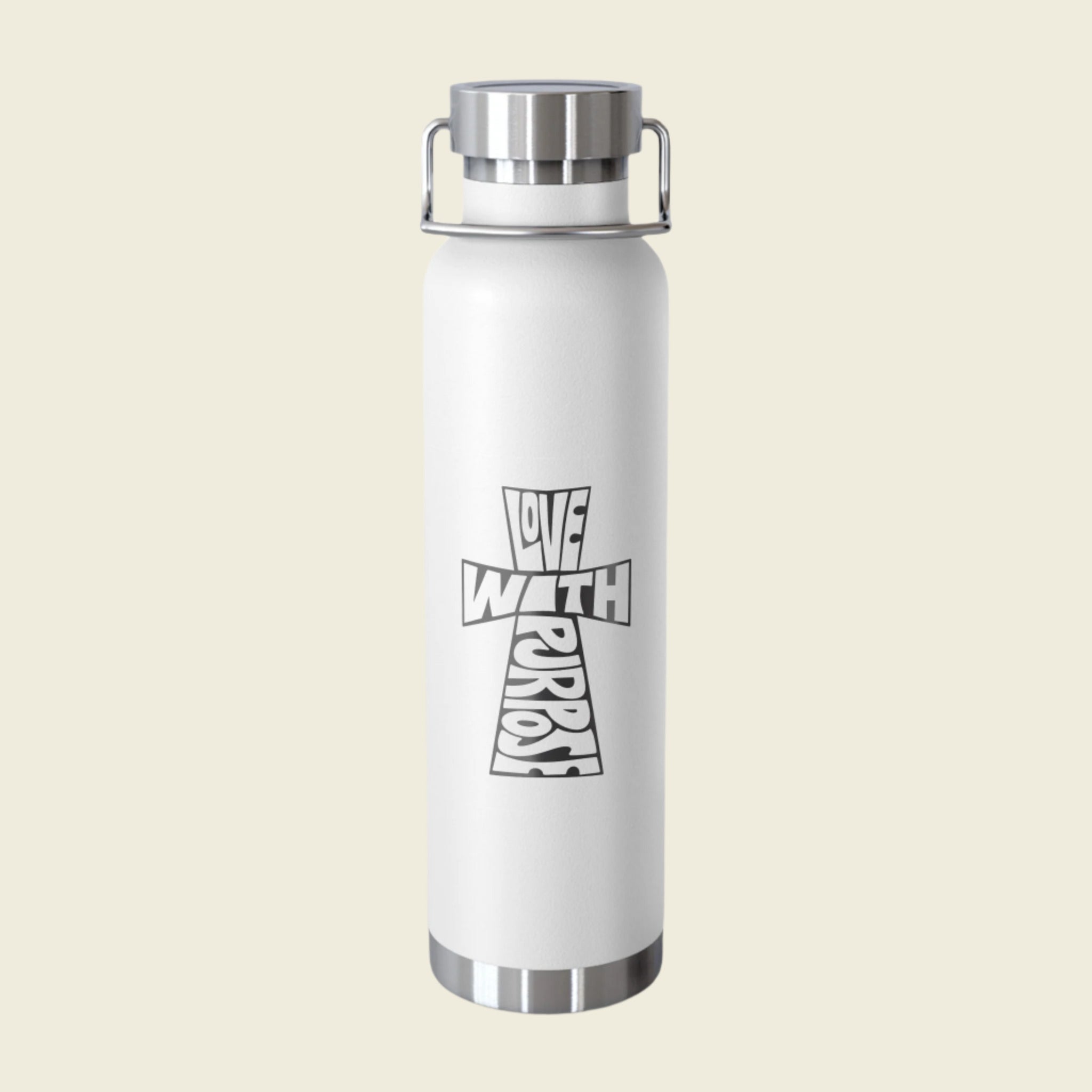 LWP Cross Vacuum Insulated Bottle, 22oz - Love With Purpose 