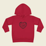 LWP Heart Toddler Pullover Fleece Hoodie - Love With Purpose 