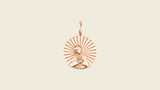 Virgin Mary Charm in 14K Gold-5