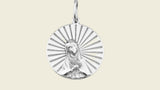 Virgin Mary Charm in 14K Gold-4