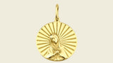 Virgin Mary Charm in 14K Gold-0